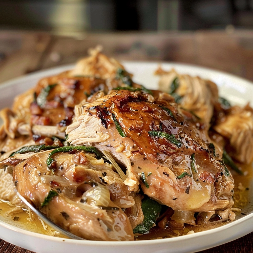 Slow Cooker Tuscan Chicken: Easy & Flavorful