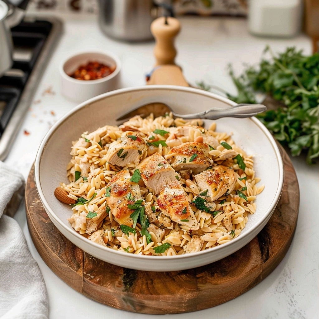 High Protein Chicken Orzo: A Delicious Dinner
