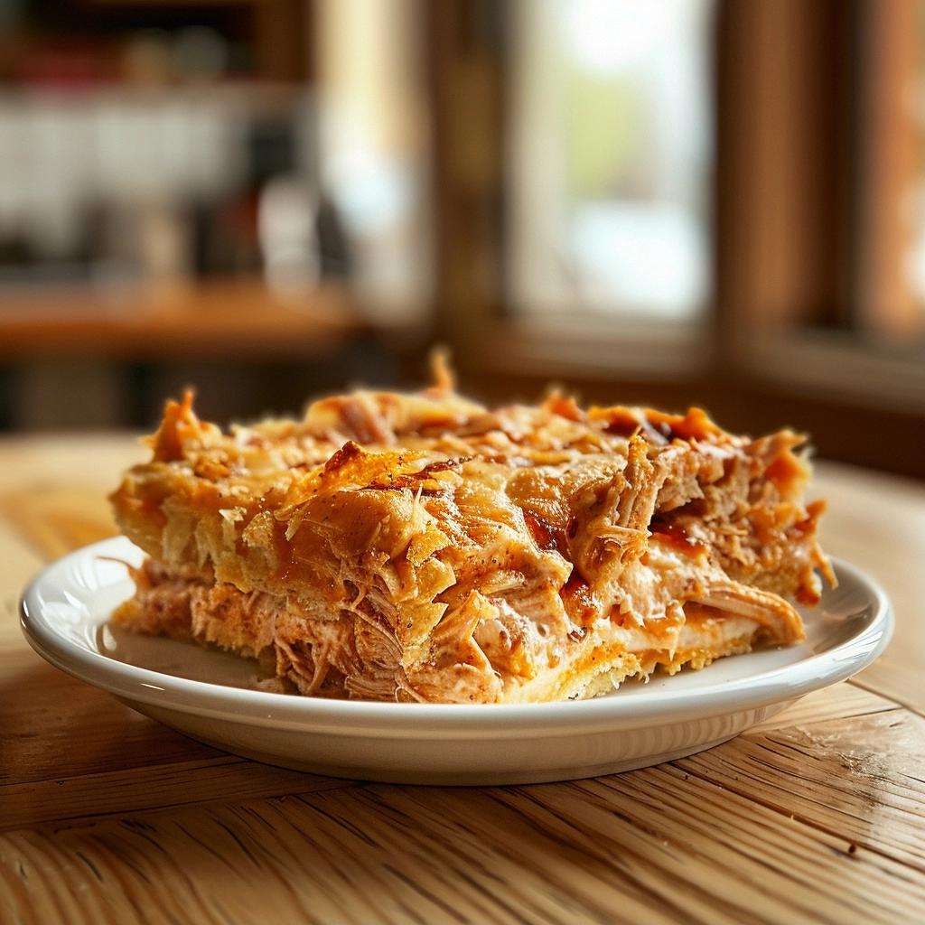 Shredded BBQ Chicken Casserole