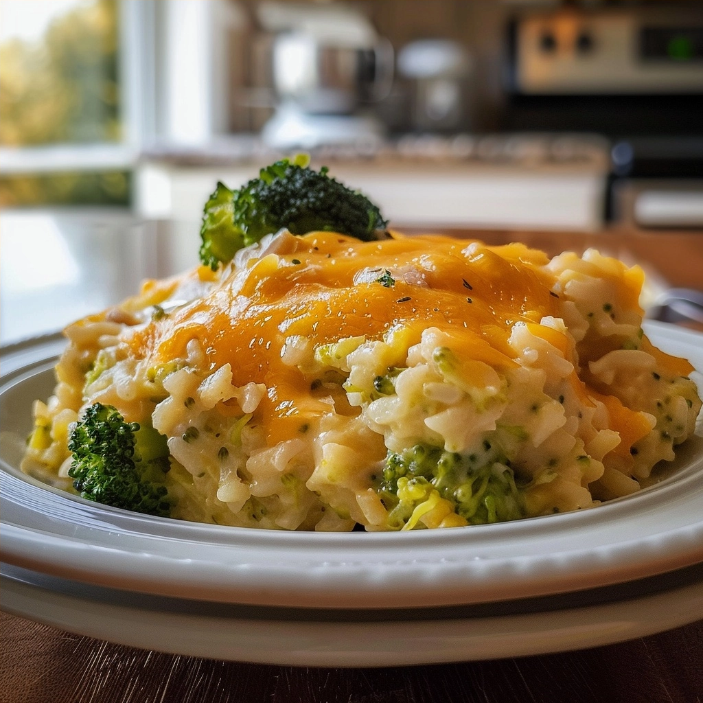 Easy Crockpot Cheesy Chicken Broccoli Rice