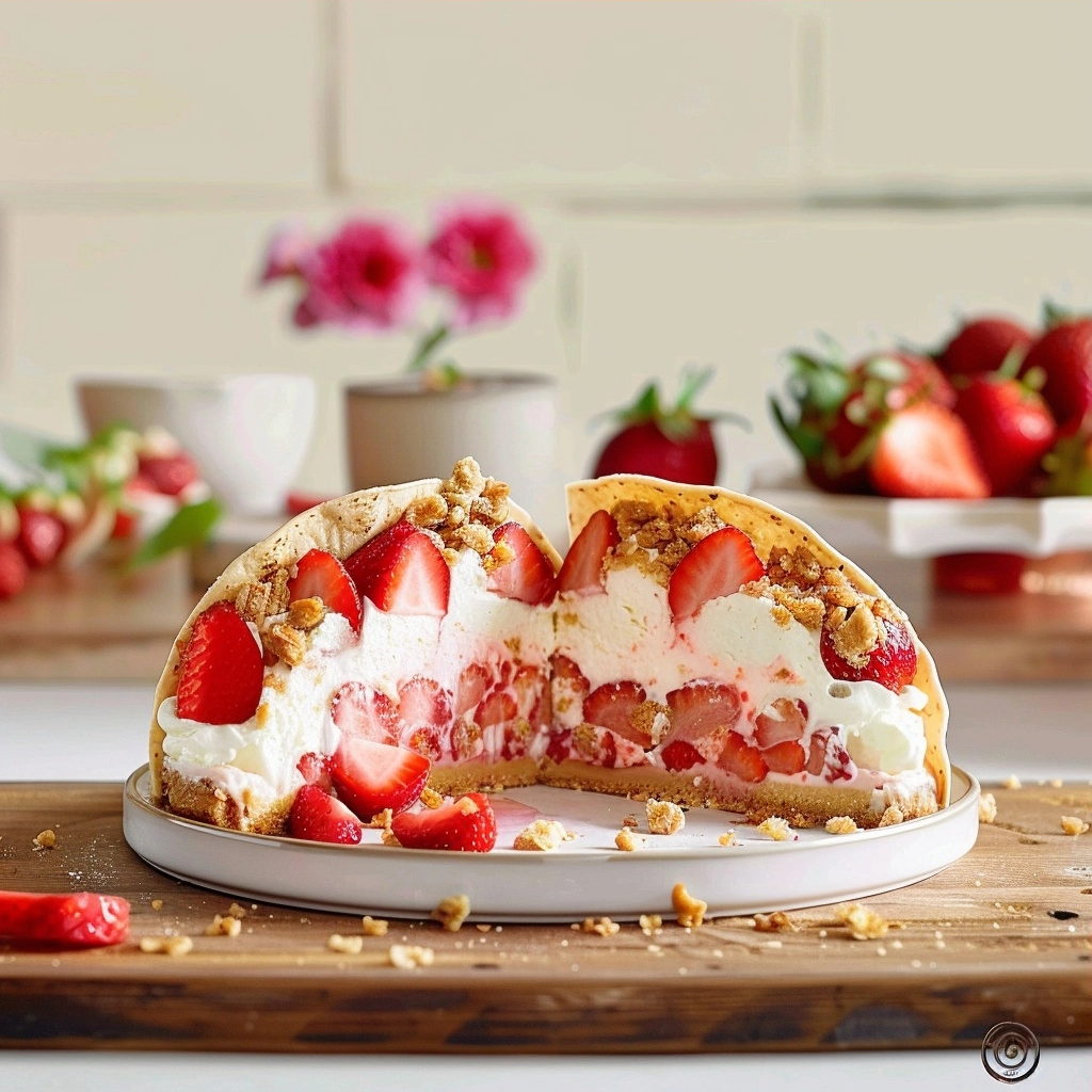 Delicious Strawberry Crunch Cheesecake Tacos Recipe for a Sweet and Crunchy Treat