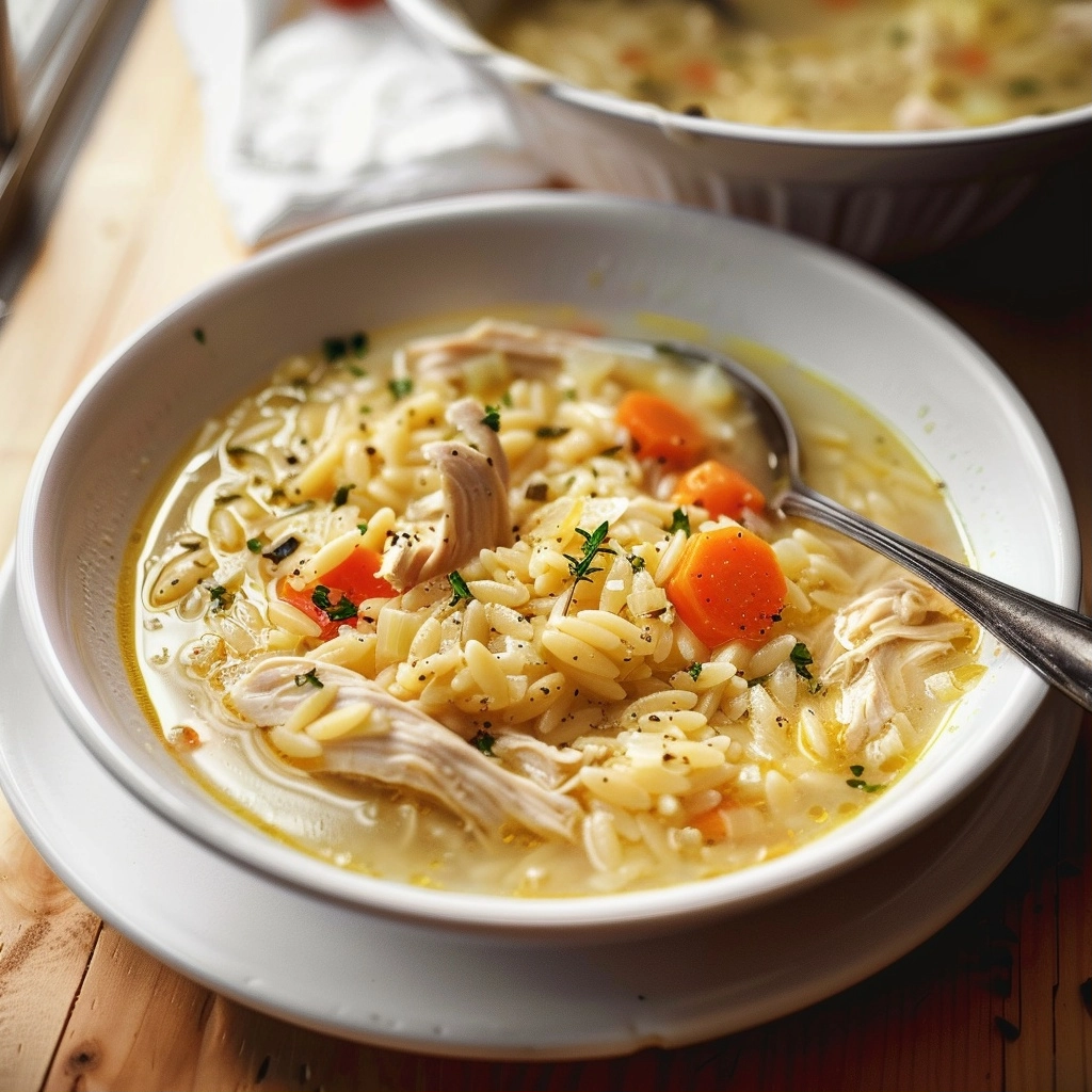 Lemon Chicken Orzo Soup for a Comforting Meal
