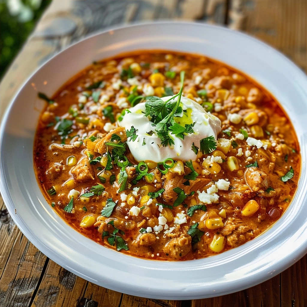 Street Corn Chicken Chili Recipe for Easy Dinners