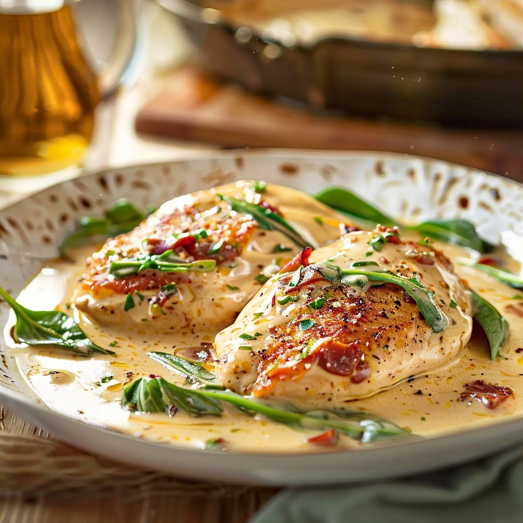 Low Carb Creamy Tuscan Chicken
