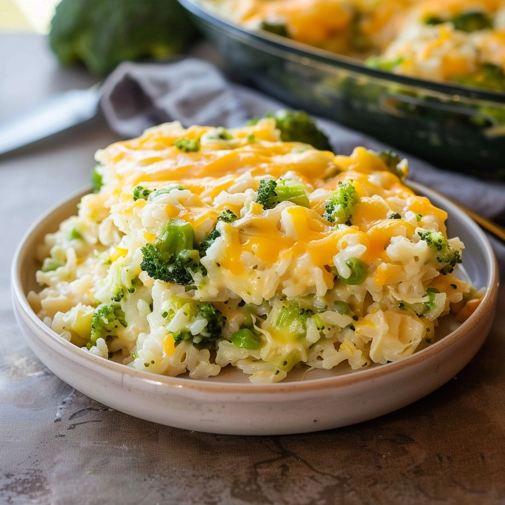 The Best Broccoli Cheddar Rice Recipe