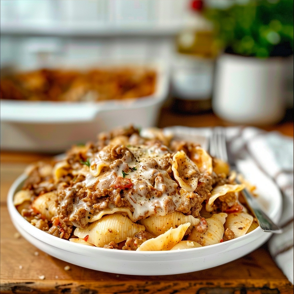 Creamy Beef and Shells Recipe for Easy Dinner