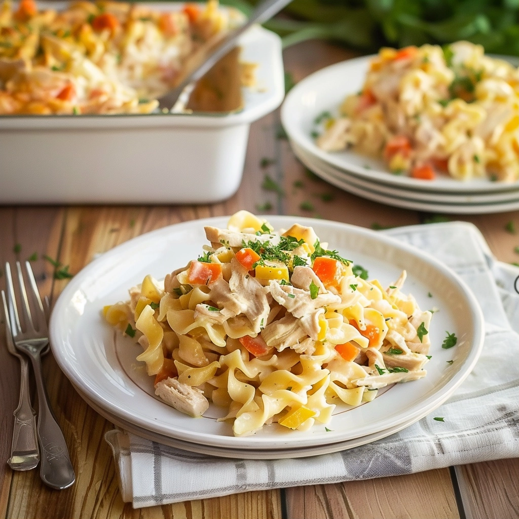 Chicken Noodle Casserole: A Savory Comfort Food Staple