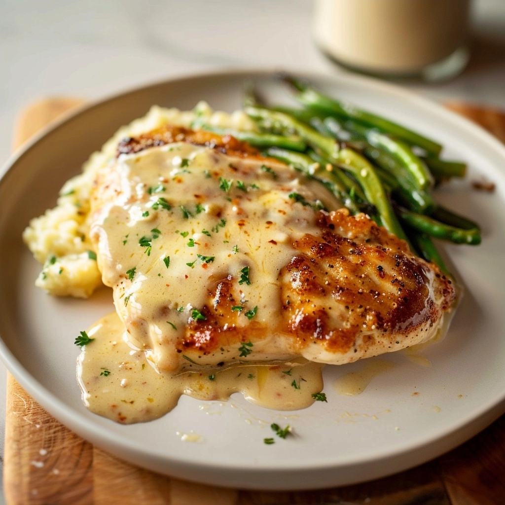 Creamy Garlic Parmesan Chicken Dinner Perfection