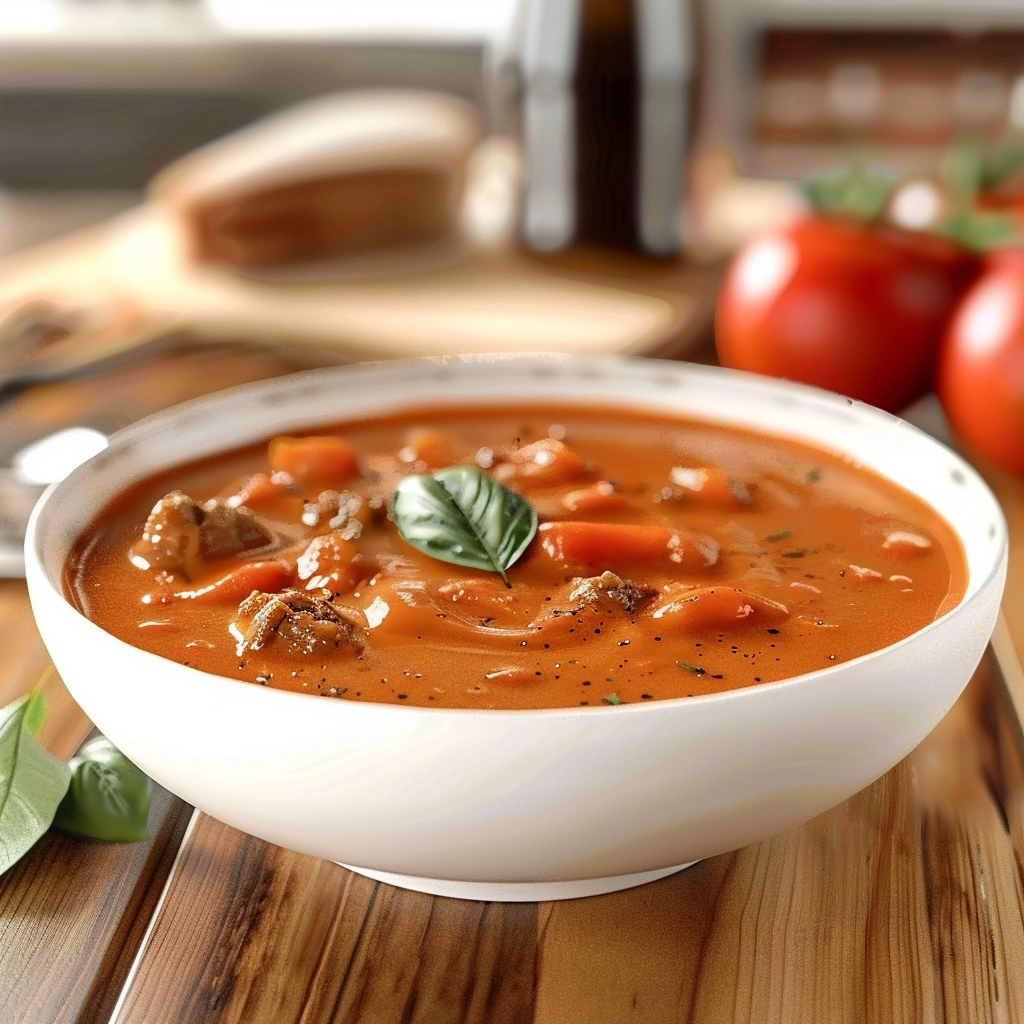 Beefy Tomato Soup Recipe for Hearty Comfort Meal