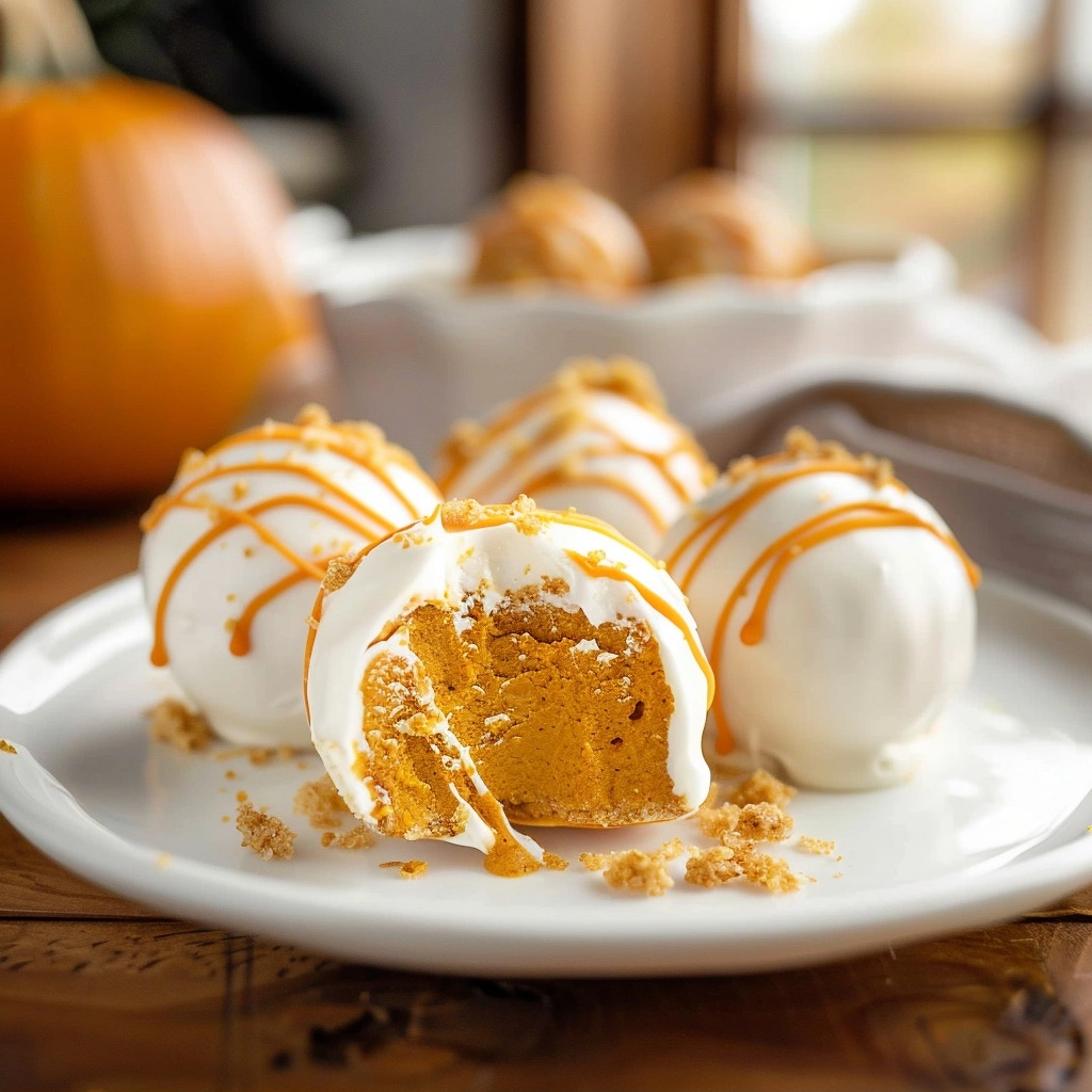 No Bake Pumpkin Cheesecake Balls For Holiday Parties