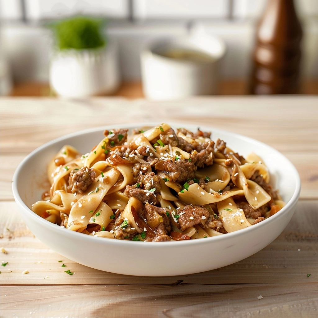 Easy Beef and Noodles Comfort Food Recipe