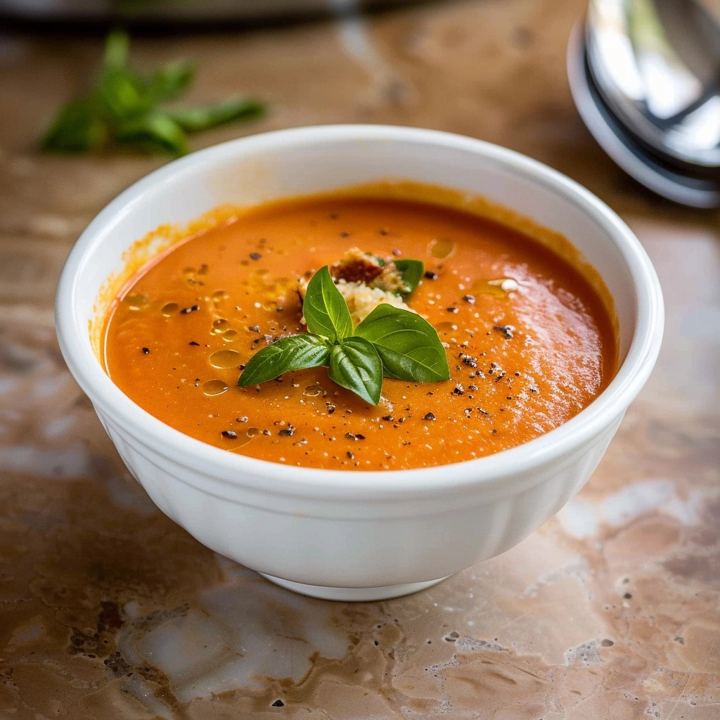 Creamy Tomato Basil Soup Tastes Better From Scratch