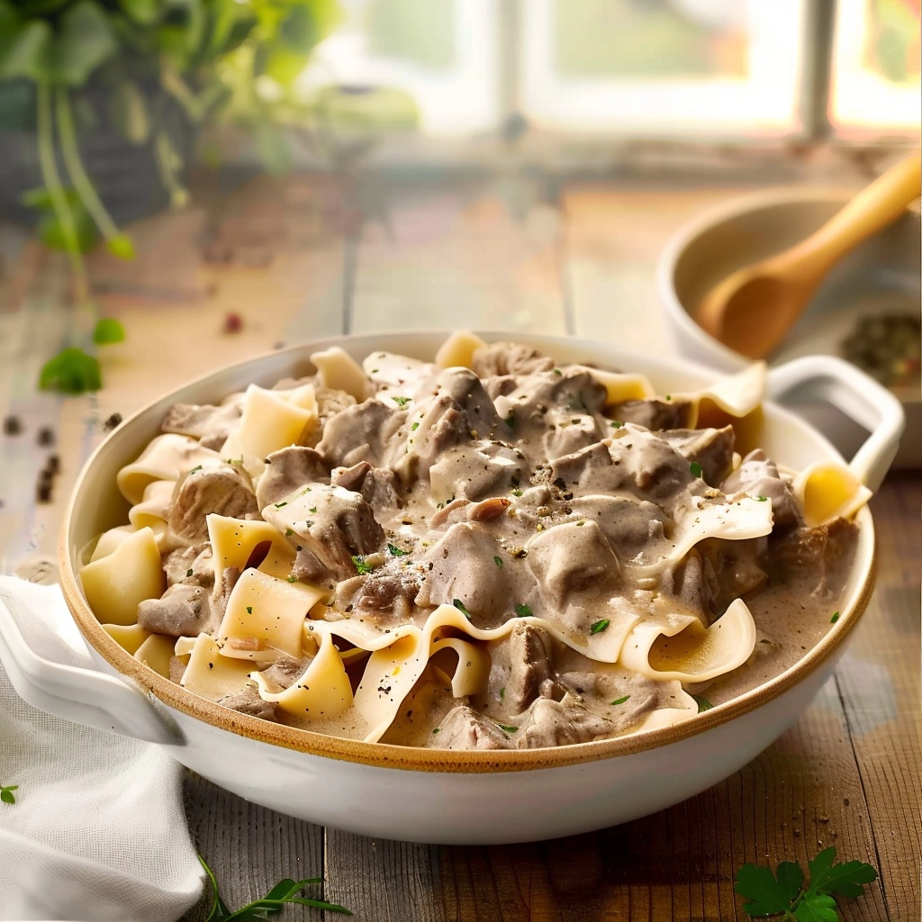 Slow Cooker Beef Stroganoff: A Tender Comfort Meal