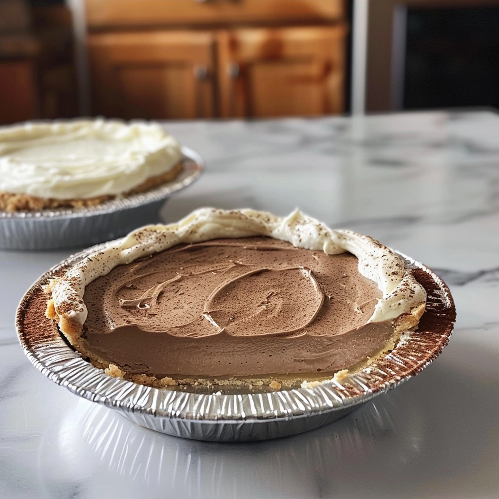 Easy Chocolate Pudding Cream Pie | The Butcher's Wife