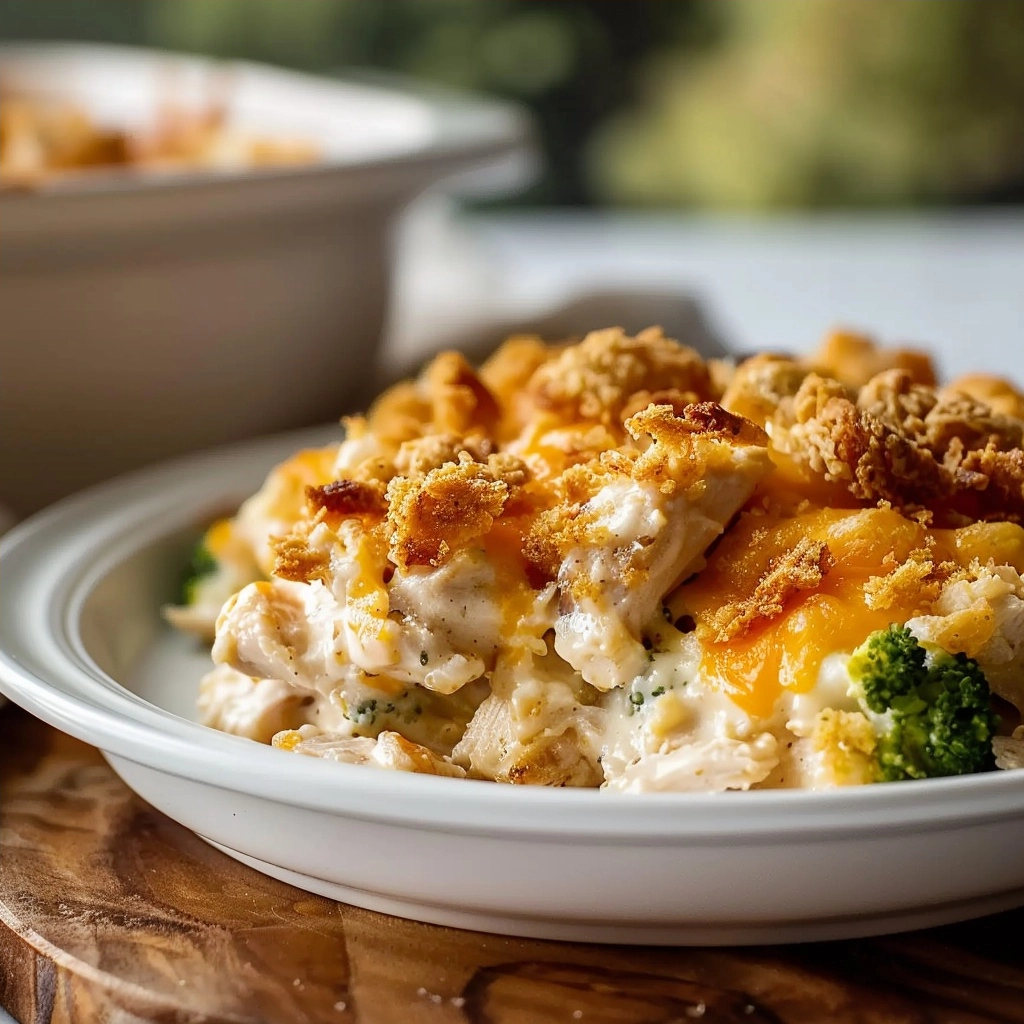 Creamy Low Carb Chicken Casserole (No Noodle Comfort!)