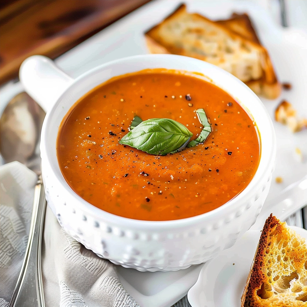 Roasted Tomato Basil Soup: A Perfect Homemade Classic