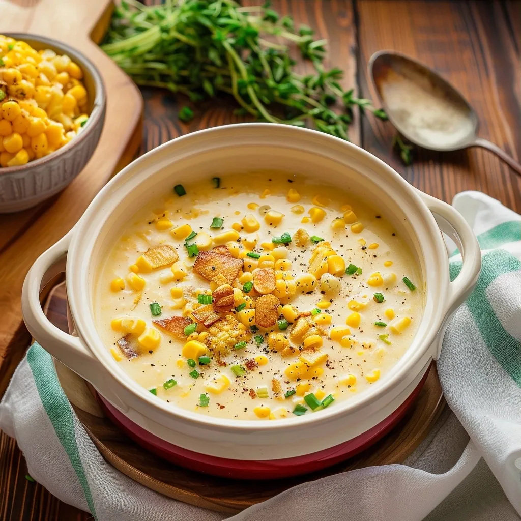 Creamy Corn Chowder Recipe: Rich and Comforting