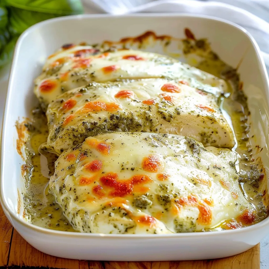 Creamy Pesto Chicken Is An Easy Dinner Recipe Made With Chicken Cream Cheese