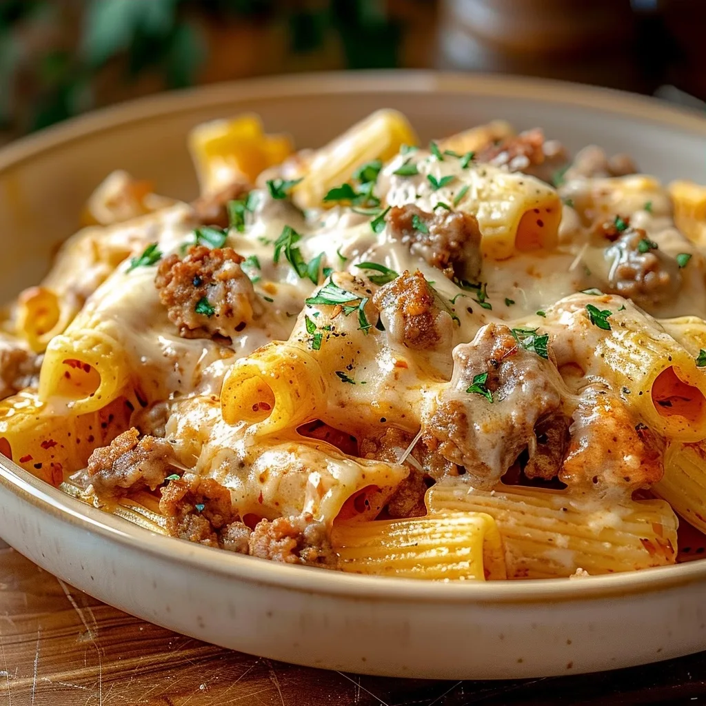 Creamy Rigatoni with Italian Sausage Dinner Ideas