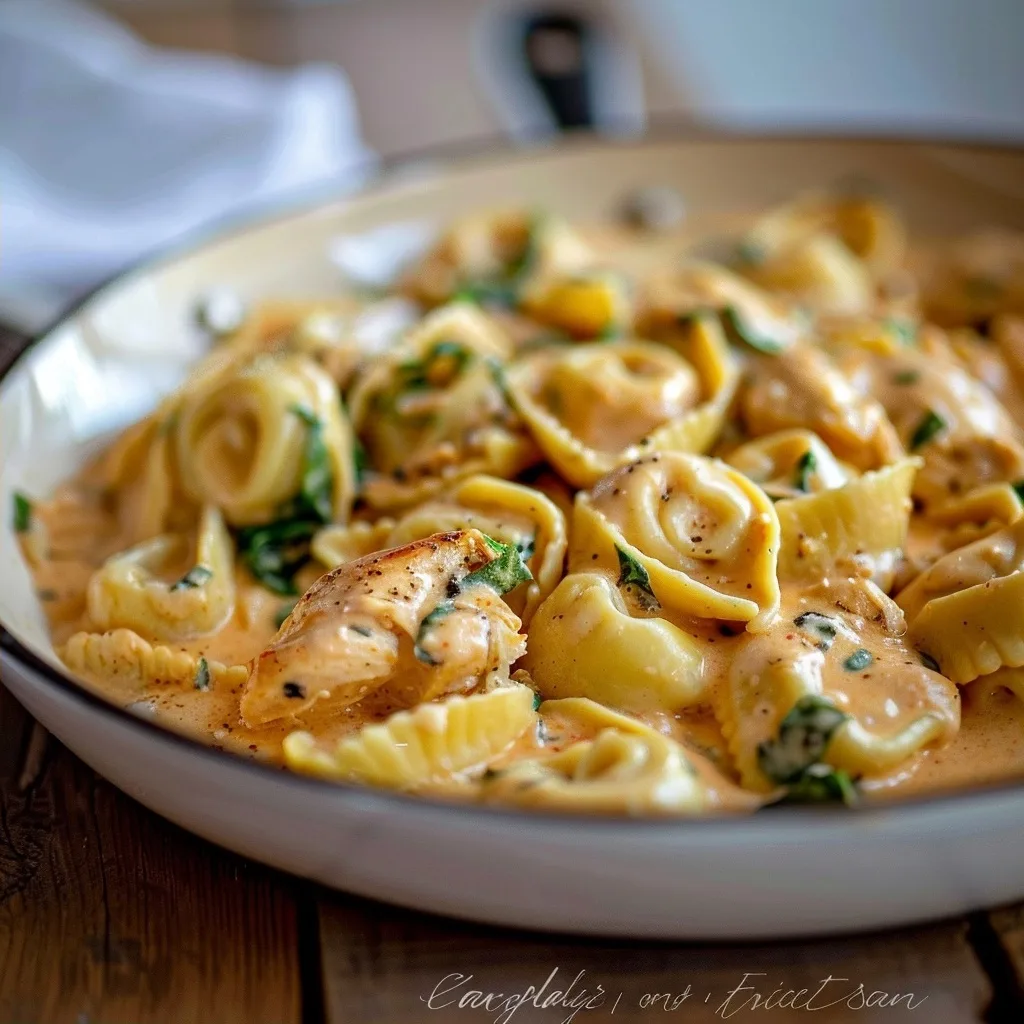 Skillet Chicken and Tortellini | Carrie’s Experimental Kitchen