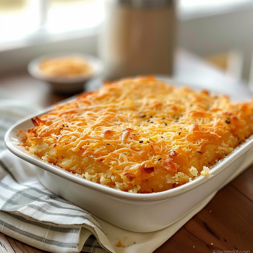 Copycat Cracker Barrel Hashbrown Casserole Recipe