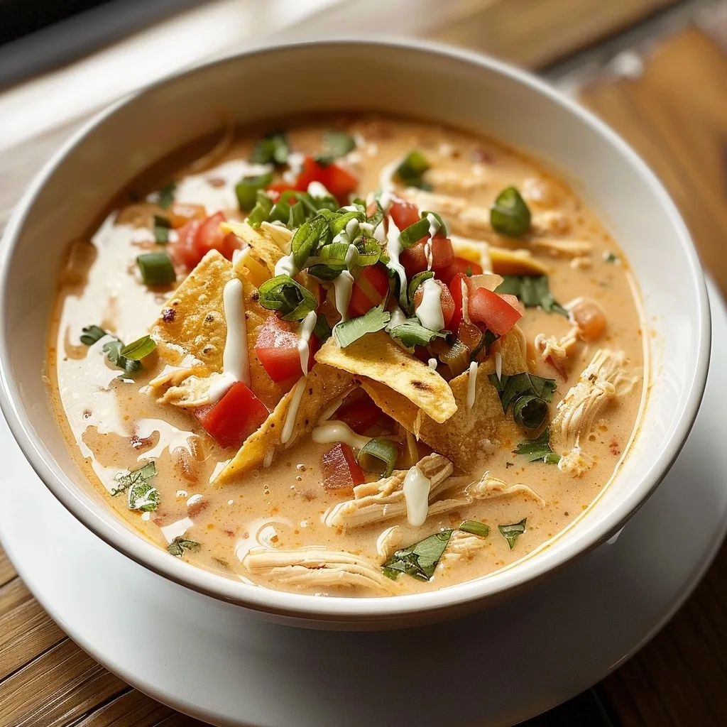 Creamy Chicken Tortilla Soup Recipe for Weeknight Dinners