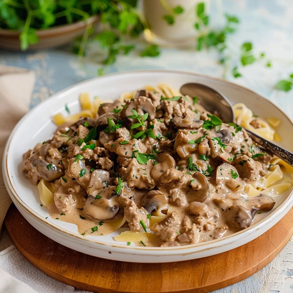 Ground Venison Stroganoff Recipe