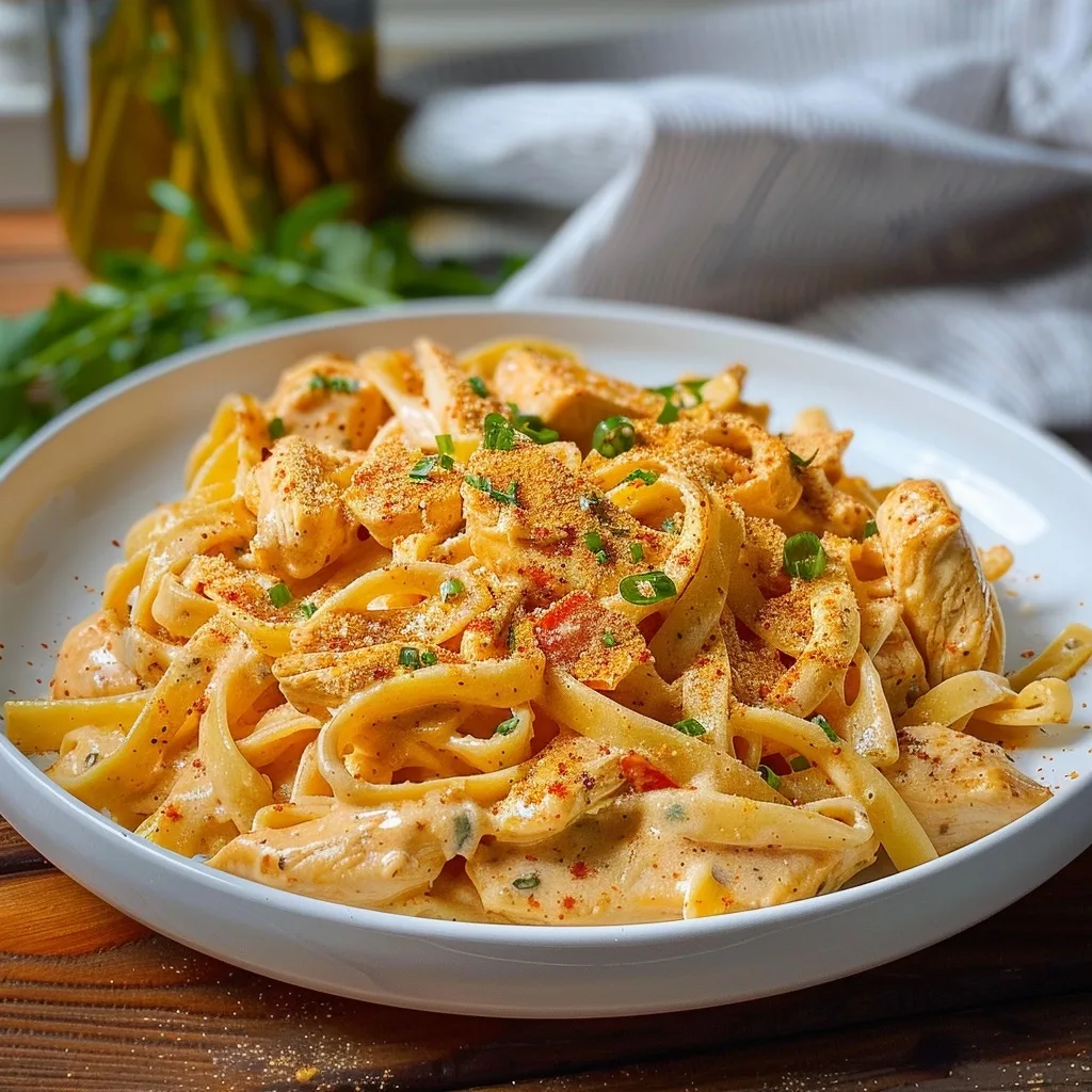 Spicy Cajun Chicken Alfredo – Skinny Spatula