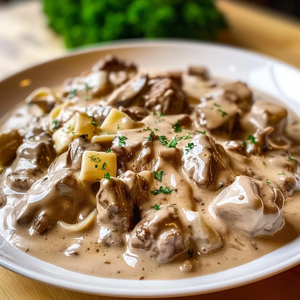 Best Creamy Beef Stroganoff Recipe